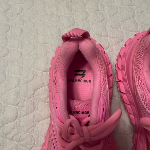 Balenciaga Bouncer Sneakers Women’s Size 10 Chunky Sole Pink Stunning - Picture 5 of 14